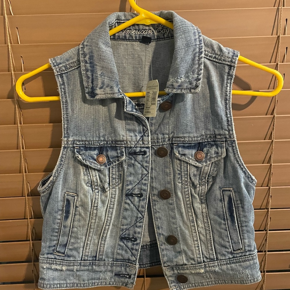 Girls New American Eagle Vest XS
